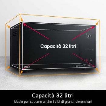 Capacità 32 litri microonde MH7235GPS